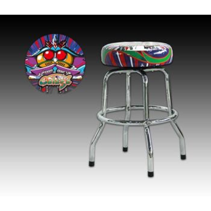 Bandai-Namco Galaga Barstool 19" Chrome HG05-16778-00