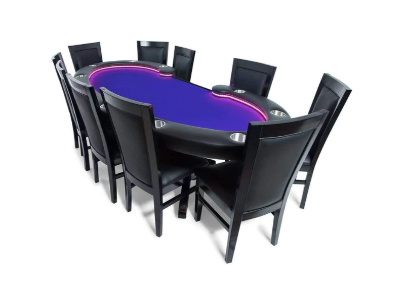 BBO Poker Black Dining Style Poker Chair 2BBO-CHAIR-BLK