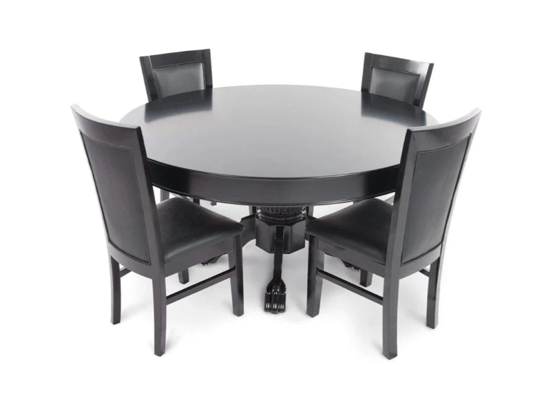 BBO Poker Black Dining Style Poker Chair 2BBO-CHAIR-BLK