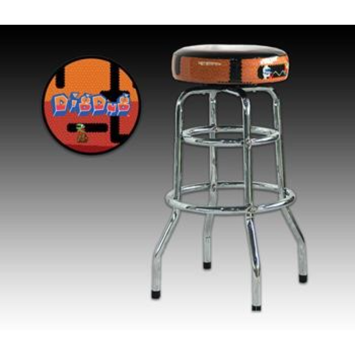 Bandai-Namco Dig Dug Barstool 30" Chrome HG05-16777-01