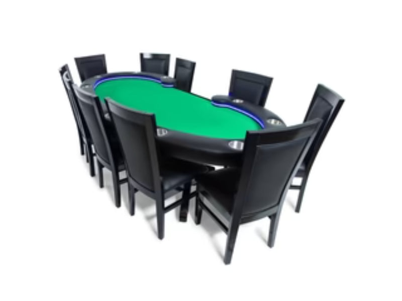 BBO Poker Lumen HD LED 11 Person Poker Table 2BBO-LUM