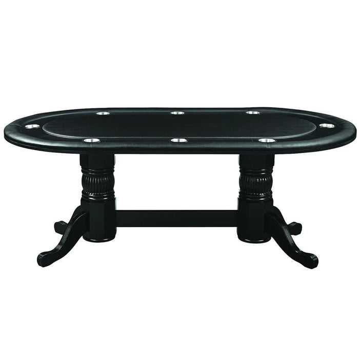 RAM Game Room 84" Texas Hold'em Game Table  - Black