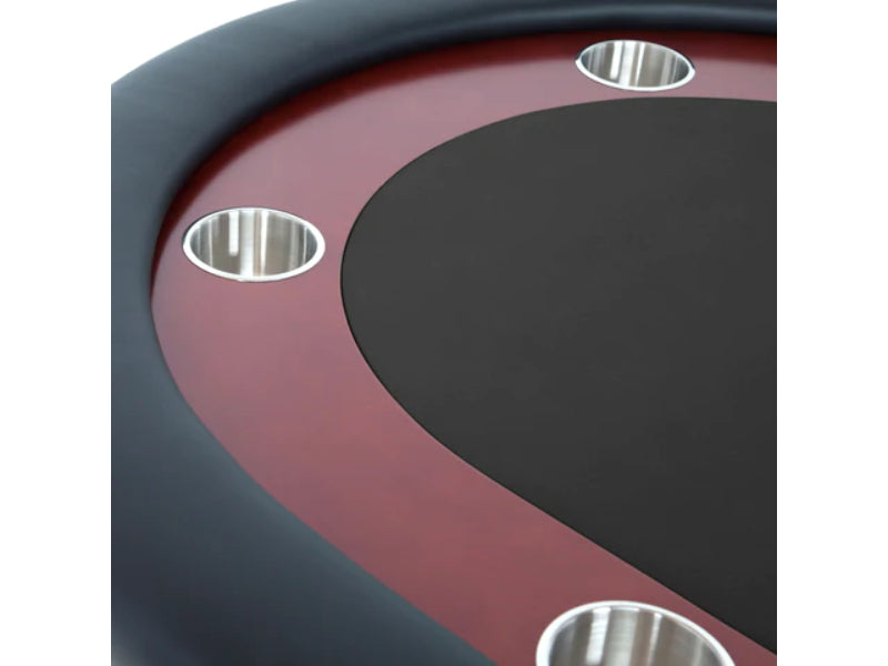 BBO Poker The Rockwell 10 Person Classic Mahogany Poker Table 2BBO-RW