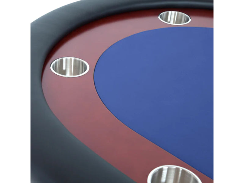 BBO Poker The Rockwell 10 Person Classic Mahogany Poker Table 2BBO-RW