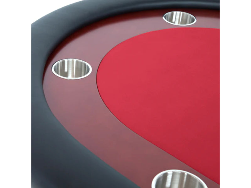 BBO Poker The Rockwell 10 Person Classic Mahogany Poker Table 2BBO-RW