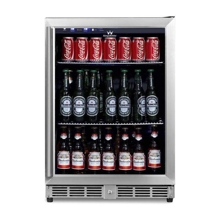 KingsBottle 24" Under Counter Beer Cooler Fridge Built In KBU50BX