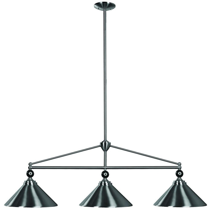 RAM Game Room 54" 3 Shade Billiard Fixture