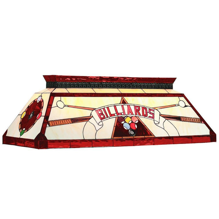 RAM Game Room 44" Tiffany Billiard Light - Red