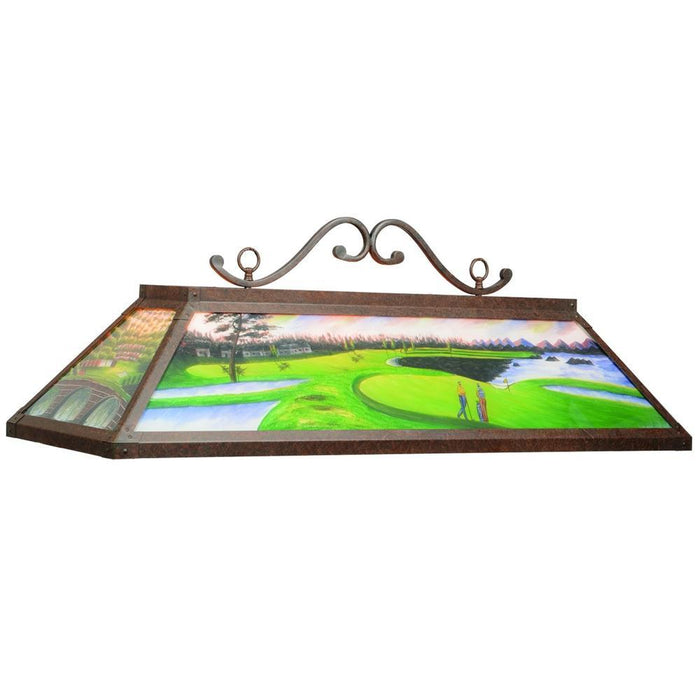 RAM Game Room 48" Hand-painted Golf Course Billiard Light RP 48 GOLF