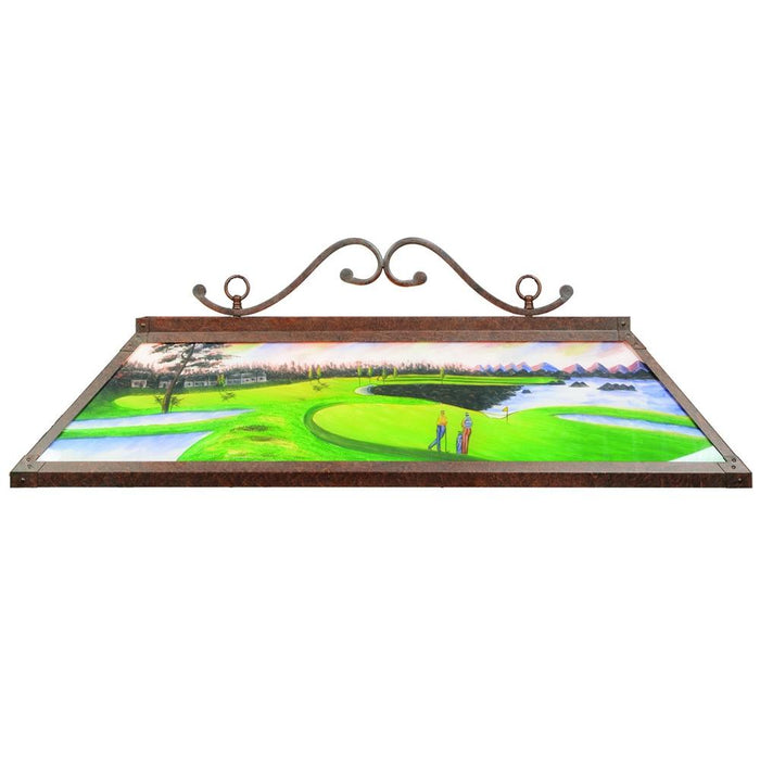 RAM Game Room 48" Hand-painted Golf Course Billiard Light RP 48 GOLF