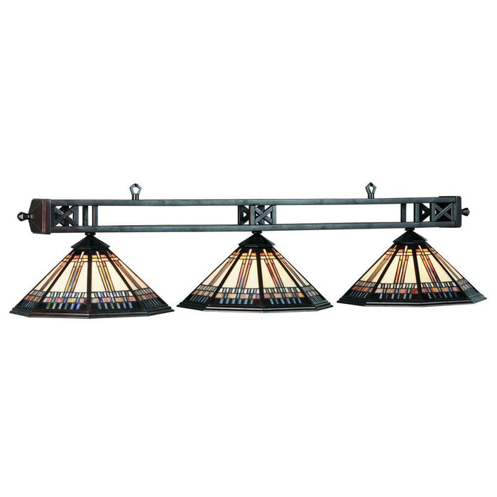 RAM Game Room 54" Winslow 3 Lt Billiard Lamp