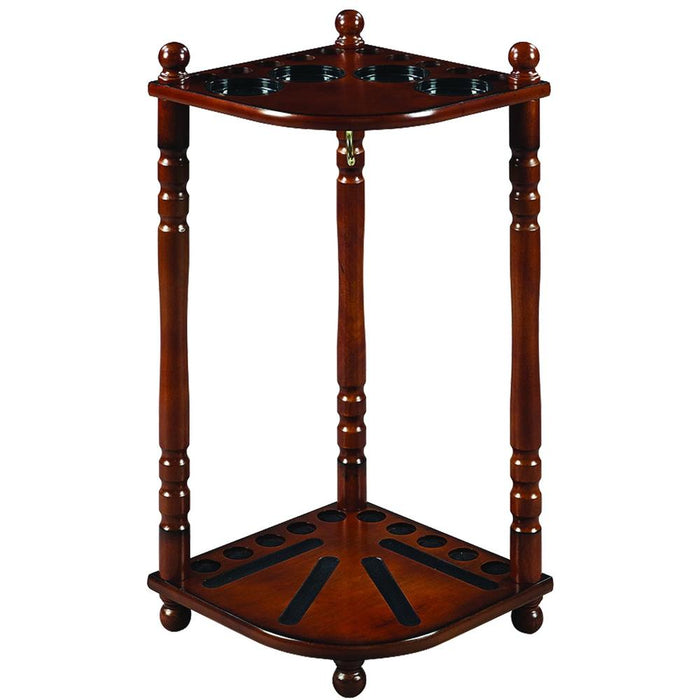 RAM Game Room Floor Cue Rack - Chestnut - Game Room Shop