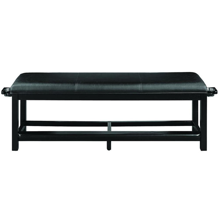 RAM Game Room Spectator Storage Bench - Black