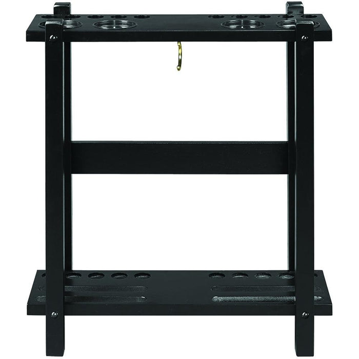 RAM Game Room Straight Floor Cue Rack - Black - Game Room Shop