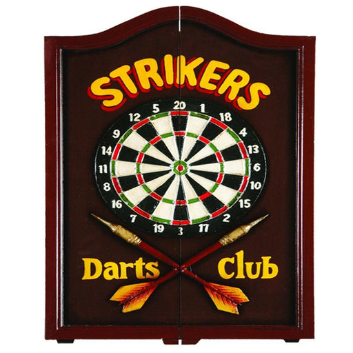 RAM Game Room Strikers Dartboard Cabinet - Game Room Shop