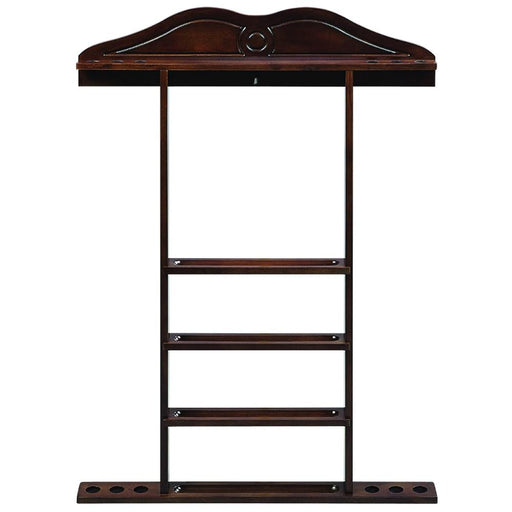 RAM Game Room Wall Cue Rack - Cappuccino - Game Room Shop