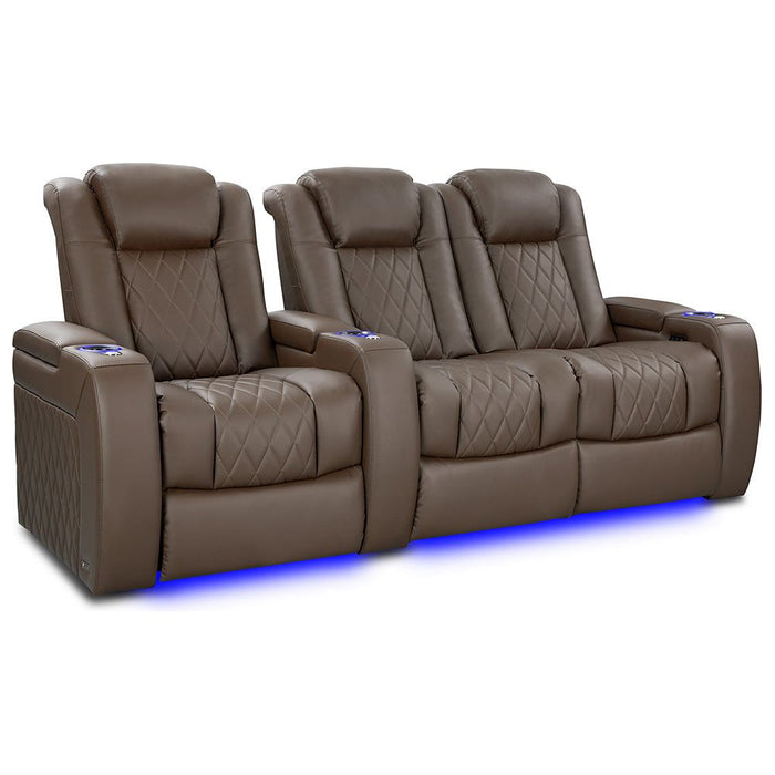 Valencia Tuscany Vegan Edition Home Theater Seating Row of 3