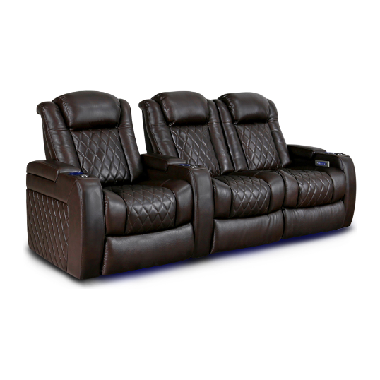 Valencia Tuscany XL Home Theater Seating Row of 3