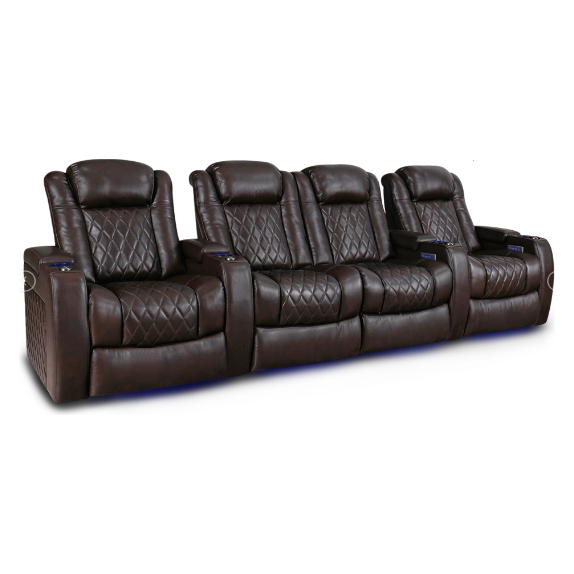 Valencia Tuscany XL Home Theater Seating Row of 4