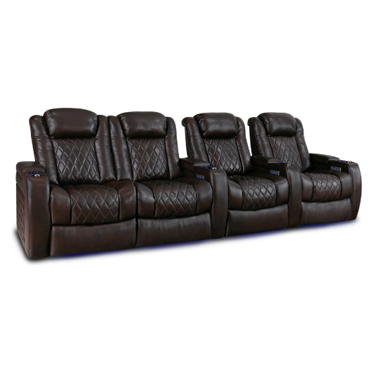 Valencia Tuscany XL Home Theater Seating Row of 4