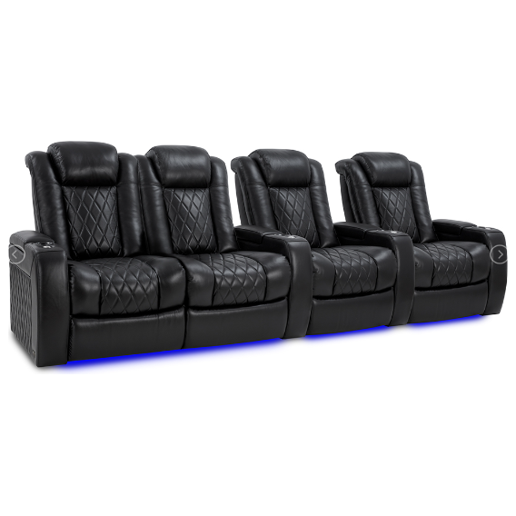 Valencia Tuscany XL Home Theater Seating Row of 4