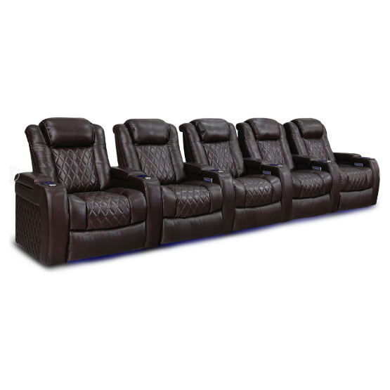 Valencia Tuscany XL Home Theater Seating Row of 5