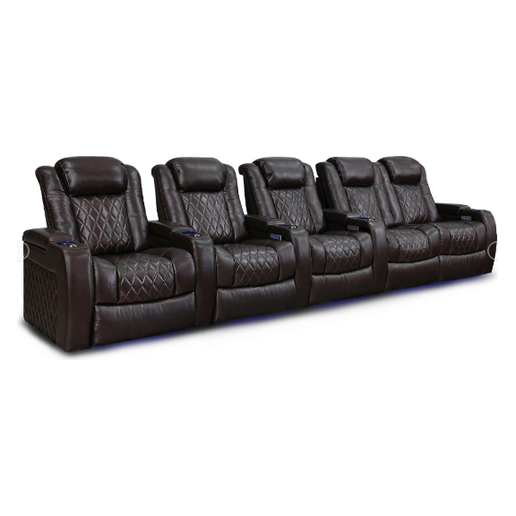 Valencia Tuscany XL Home Theater Seating Row of 5