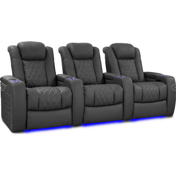 Valencia Tuscany Luxury Edition Home Theater Seating Row of 3