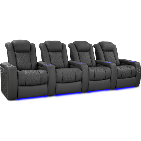 Valencia Tuscany Luxury Edition Home Theater Seating Row of 4