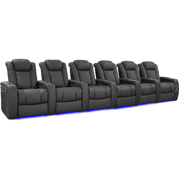 Valencia Tuscany Luxury Edition Home Theater Seating Row of 6