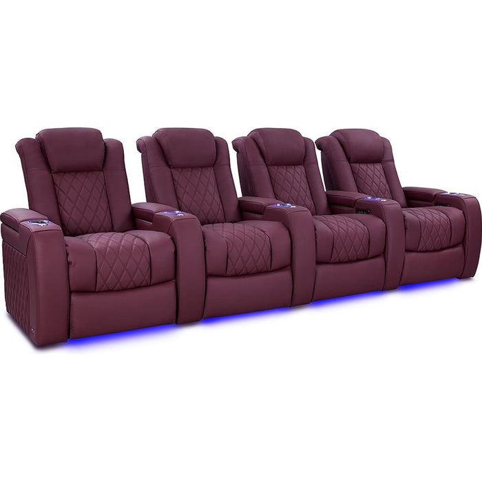 Valencia Tuscany Ultimate Luxury Edition Home Theater Seating Row of 4