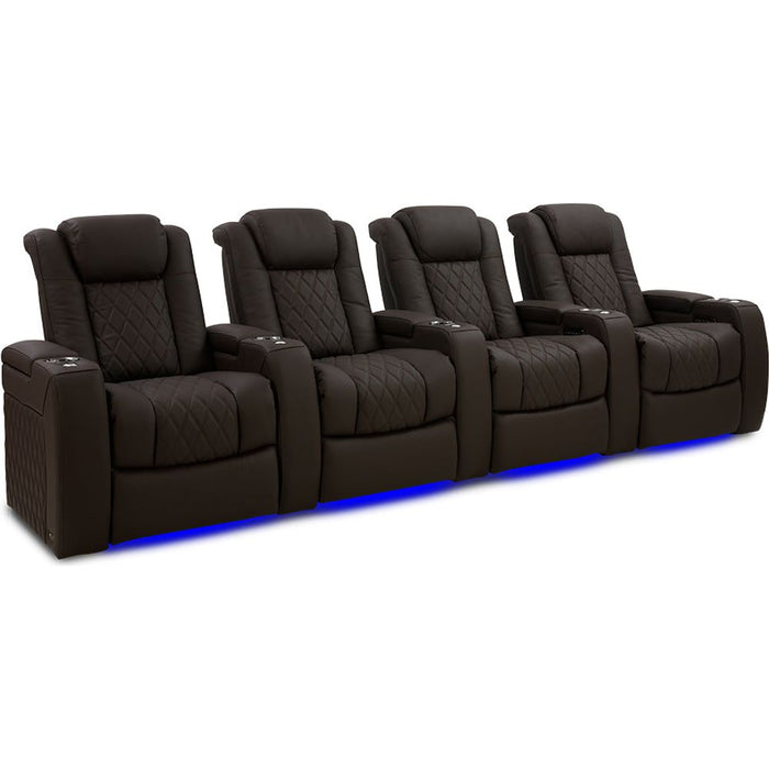 Valencia Tuscany Ultimate Luxury Edition Home Theater Seating Row of 4