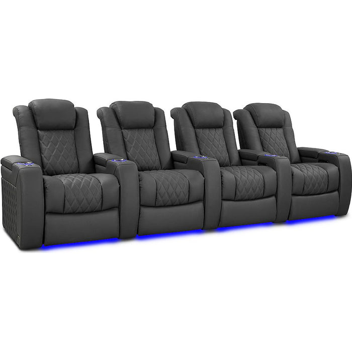 Valencia Tuscany Ultimate Luxury Edition Home Theater Seating Row of 4