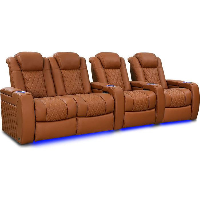 Valencia Tuscany Ultimate Luxury Edition Home Theater Seating Row of 4