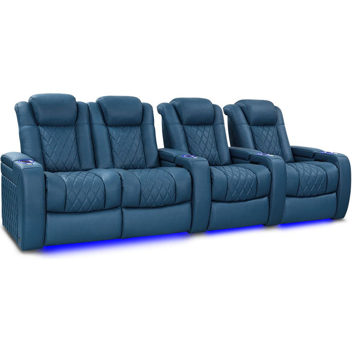 Valencia Tuscany Ultimate Luxury Edition Home Theater Seating Row of 4