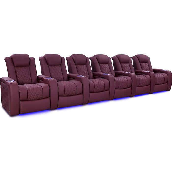 Valencia Tuscany Ultimate Luxury Edition Home Theater Seating Row of 6