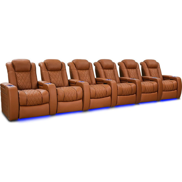 Valencia Tuscany Ultimate Luxury Edition Home Theater Seating Row of 6