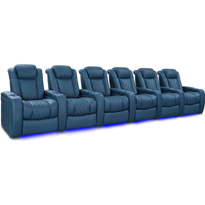 Valencia Tuscany Ultimate Luxury Edition Home Theater Seating Row of 6