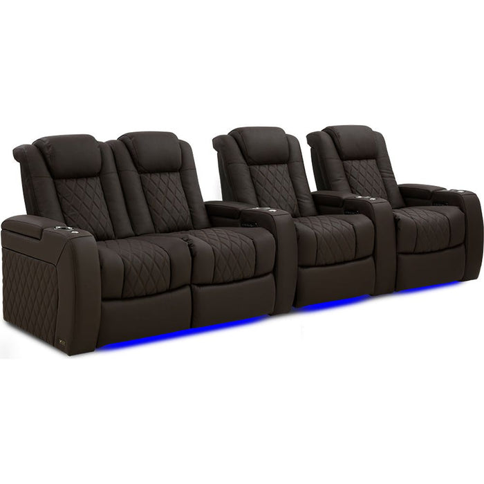 Valencia Tuscany Ultimate Luxury Edition Home Theater Seating Row of 4