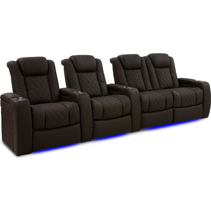 Valencia Tuscany Ultimate Luxury Edition Home Theater Seating Row of 4