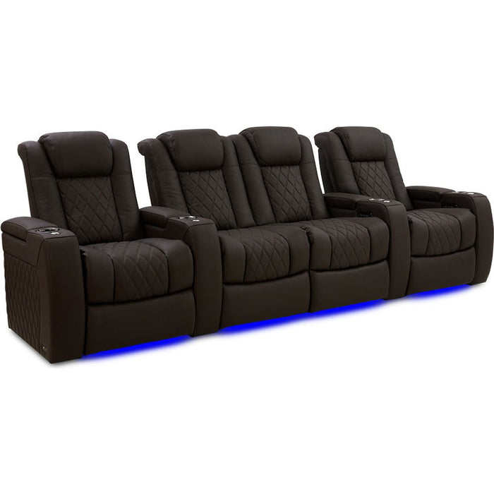 Valencia Tuscany Ultimate Luxury Edition Home Theater Seating Row of 4