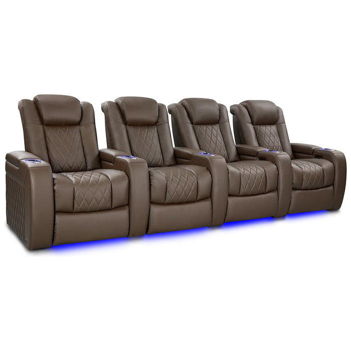 Valencia Tuscany Vegan Edition Home Theater Seating Row of 4