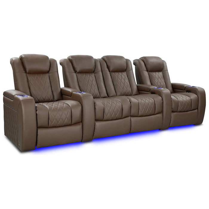 Valencia Tuscany Vegan Edition Home Theater Seating Row of 4