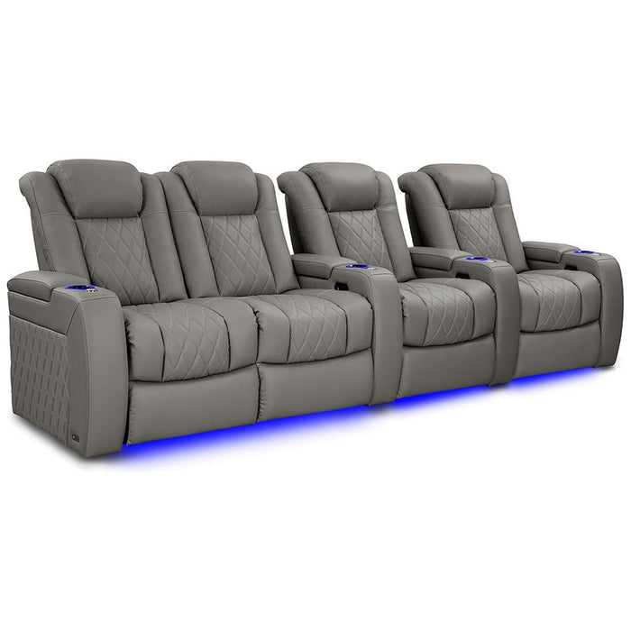 Valencia Tuscany Vegan Edition Home Theater Seating Row of 4