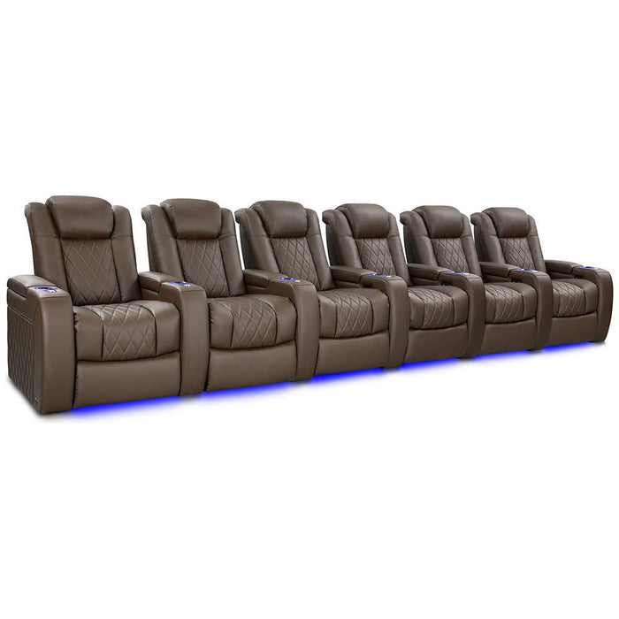 Valencia Tuscany Vegan Edition Home Theater Seating Row of 6